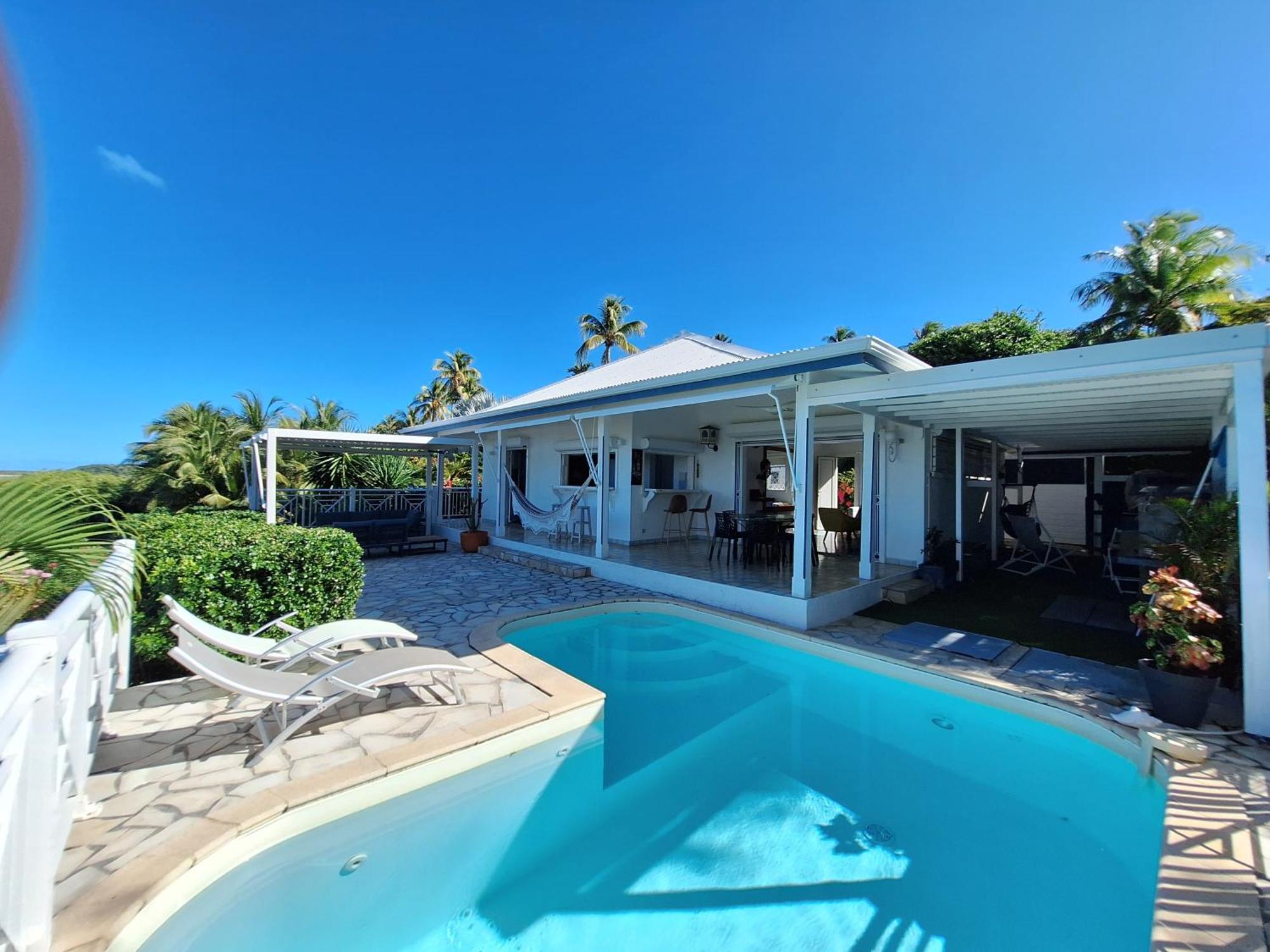 Villa Muscade Guadeloupe, Piscine, Vue Mer Et Acces Plage Saint-Francois  Exterior photo